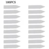 AAAAA100pcsGardenPlantLabelWhite Waterproof Plastic Garden Labels Gardening Plant Nursery Markers Label Tray Mark Garden Tool